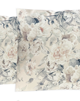 Ivory Rose Garden Throw Pillow Cover - Linen Closet Home