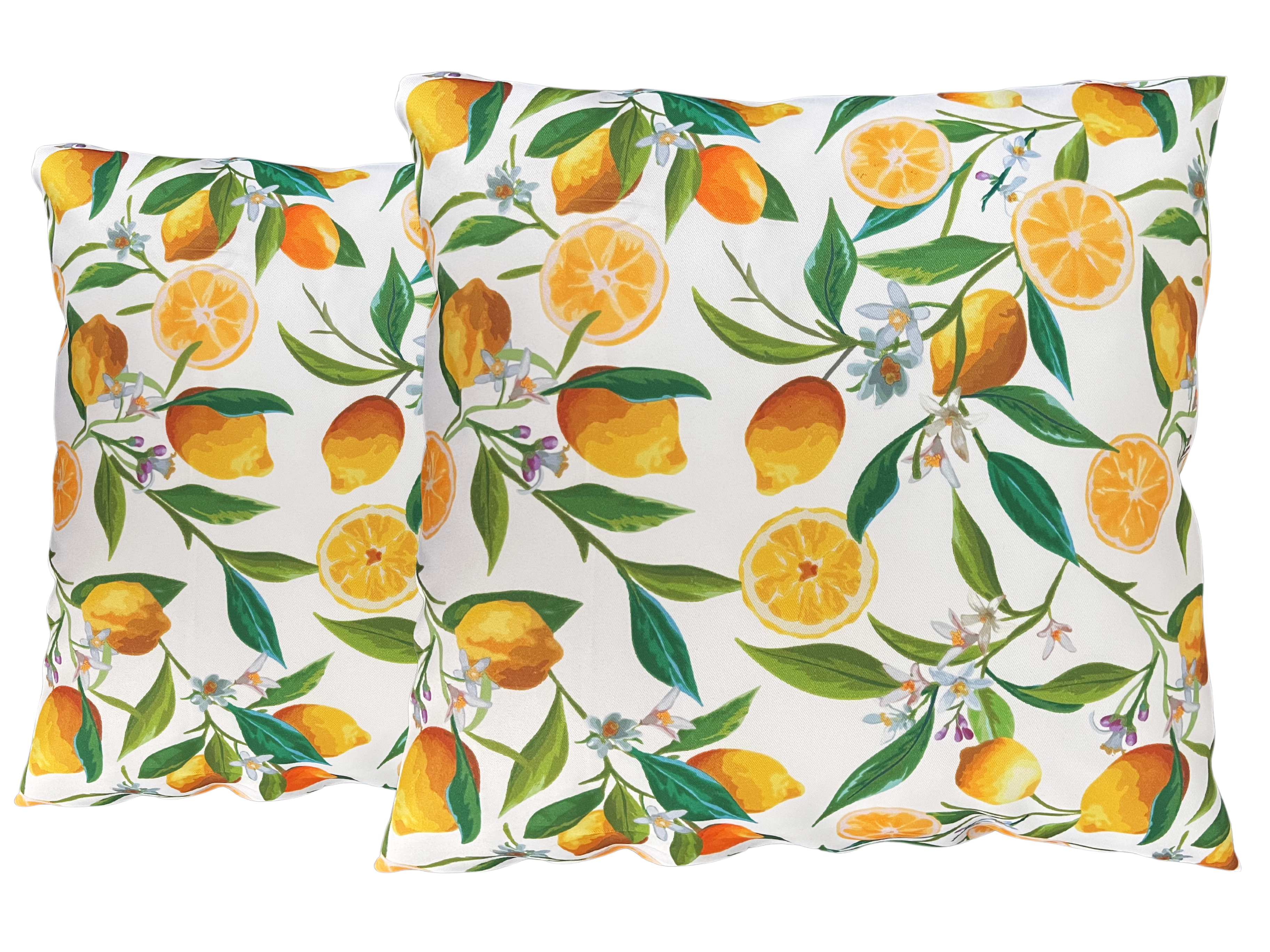 Lemon Tree Throw Pillow Cover - Linen Closet Home