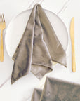 Velvet Napkins - Set of 4 - Variety of Colours
