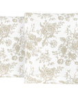 Vintage Garden Throw Pillow Cover