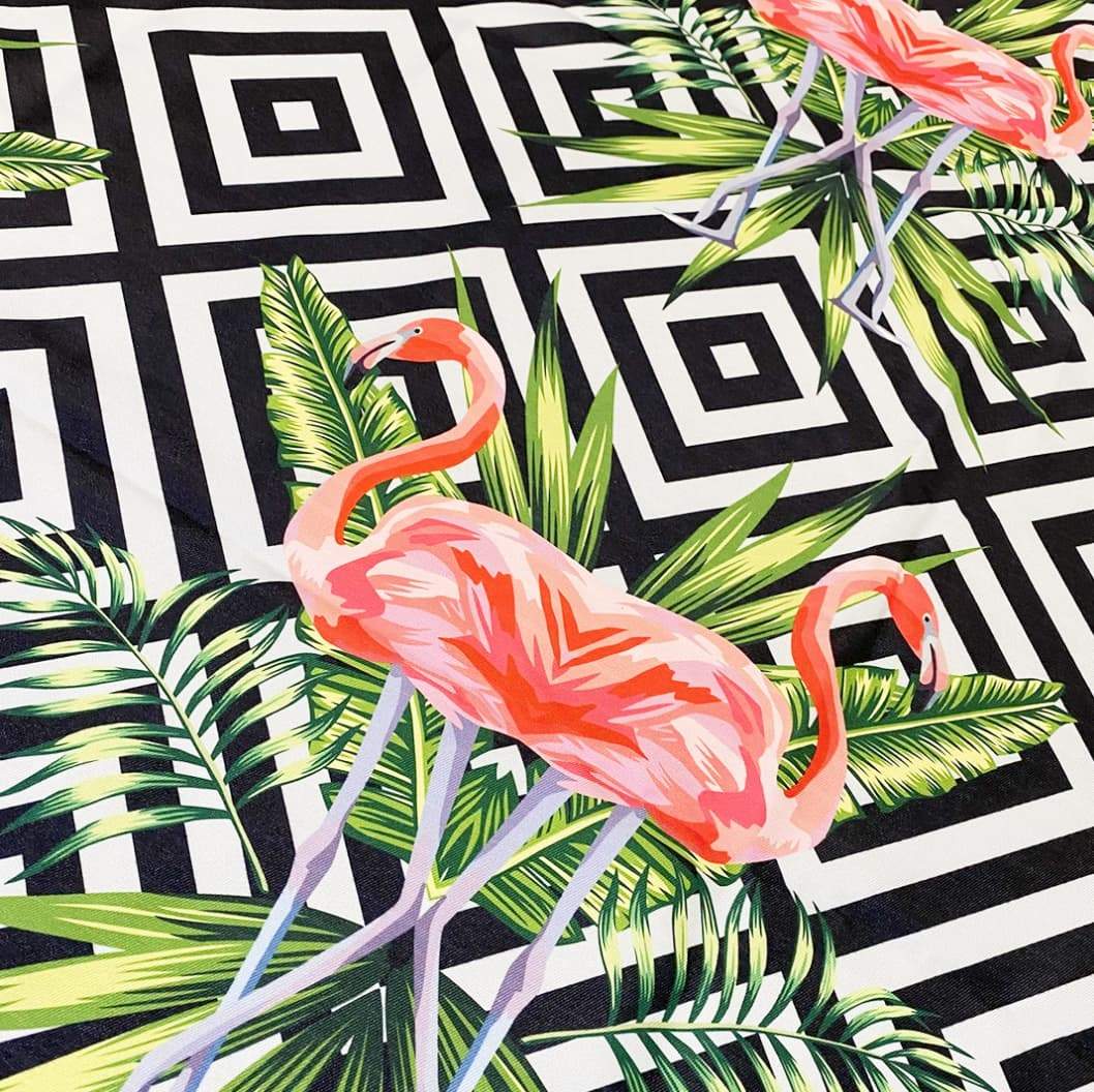 Flamingo Paradise Tablecloth - Linen Closet Home