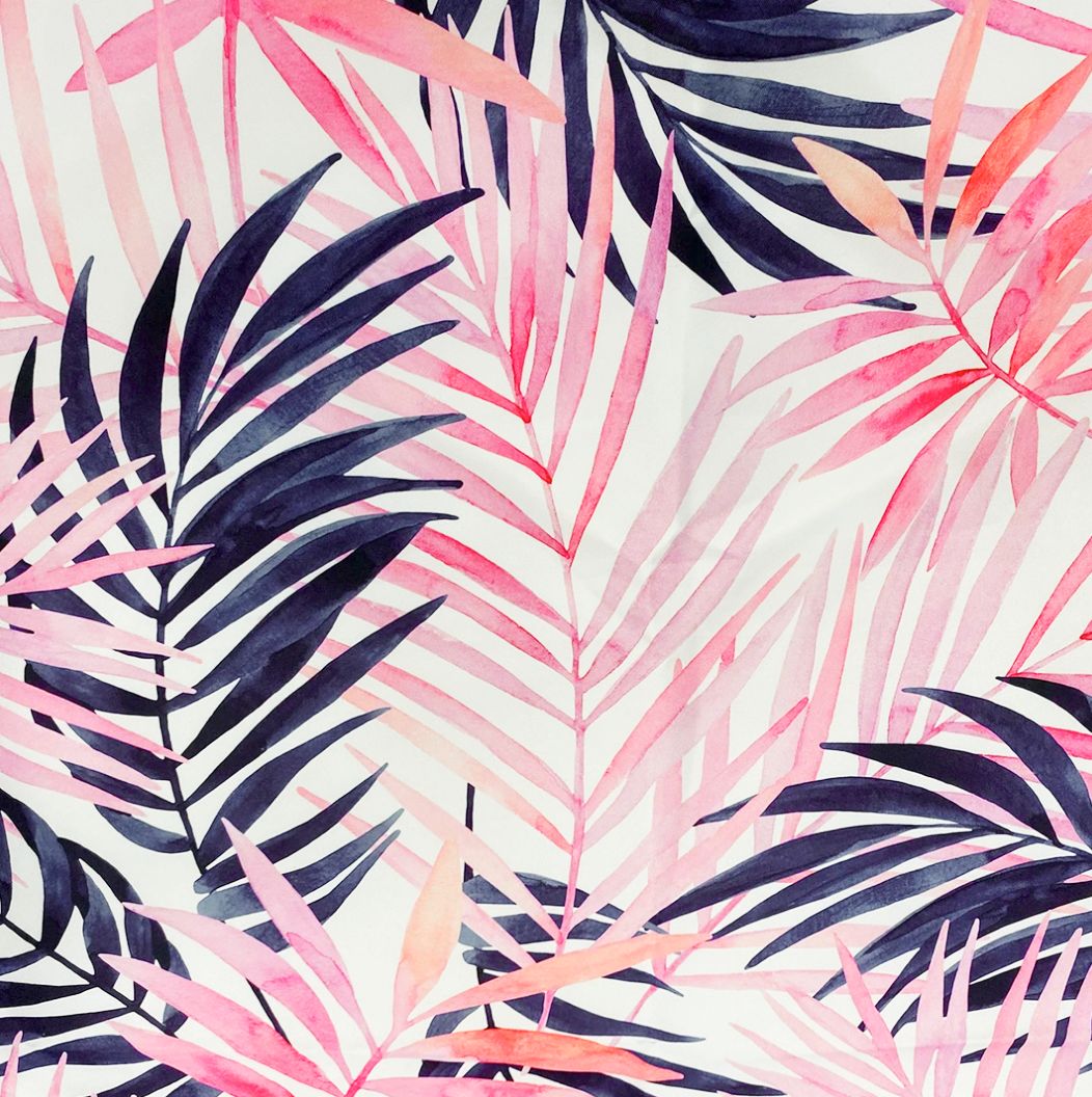 Pink Palm Runner - Linen Closet Home