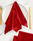 Velvet Napkins - Set of 4 - Variety of Colours - Linen Closet Home