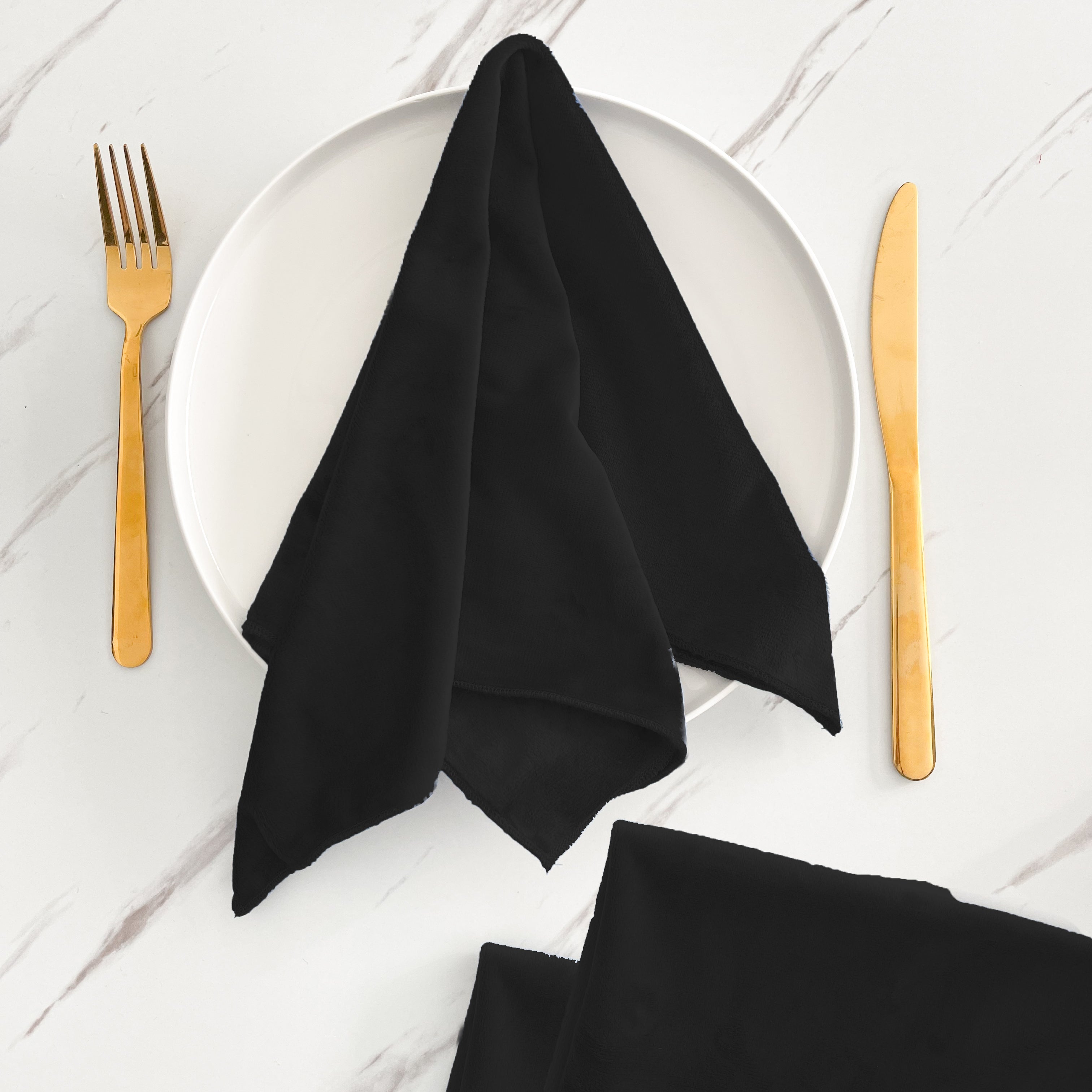 Velvet Napkins - Set of 4 - Variety of Colours