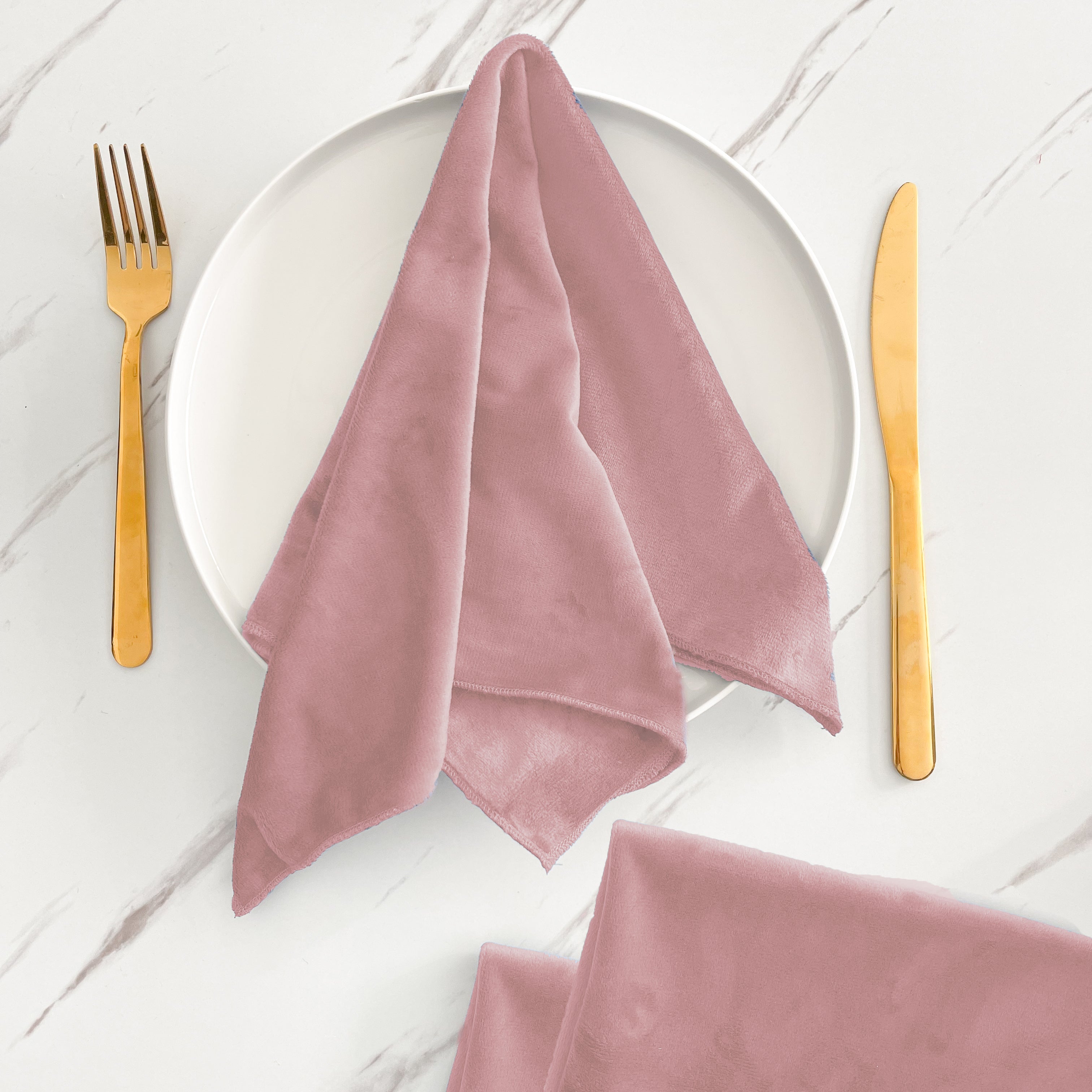 Velvet Napkins - Set of 4 - Variety of Colours - Linen Closet Home