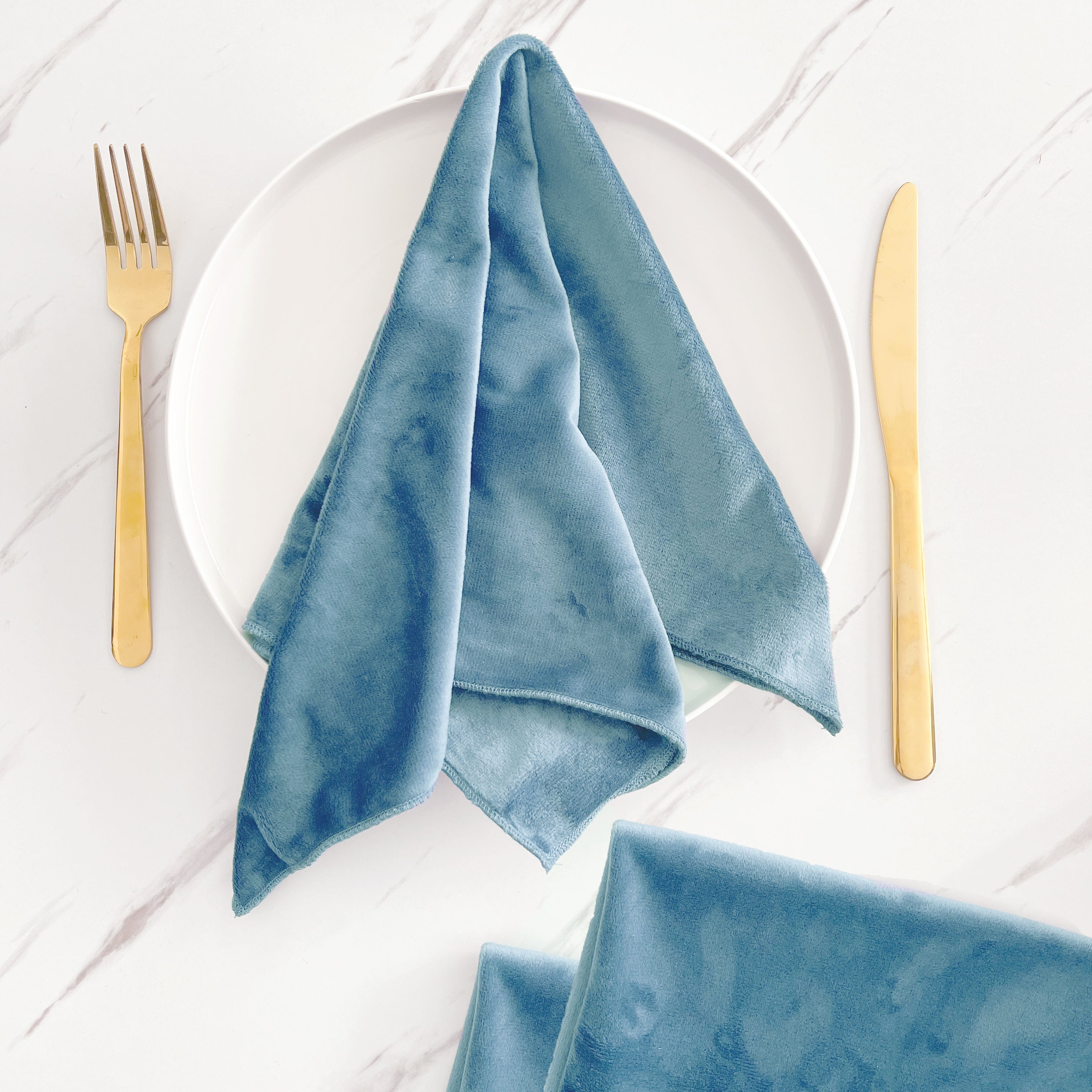 Velvet Napkins - Set of 4 - Variety of Colours
