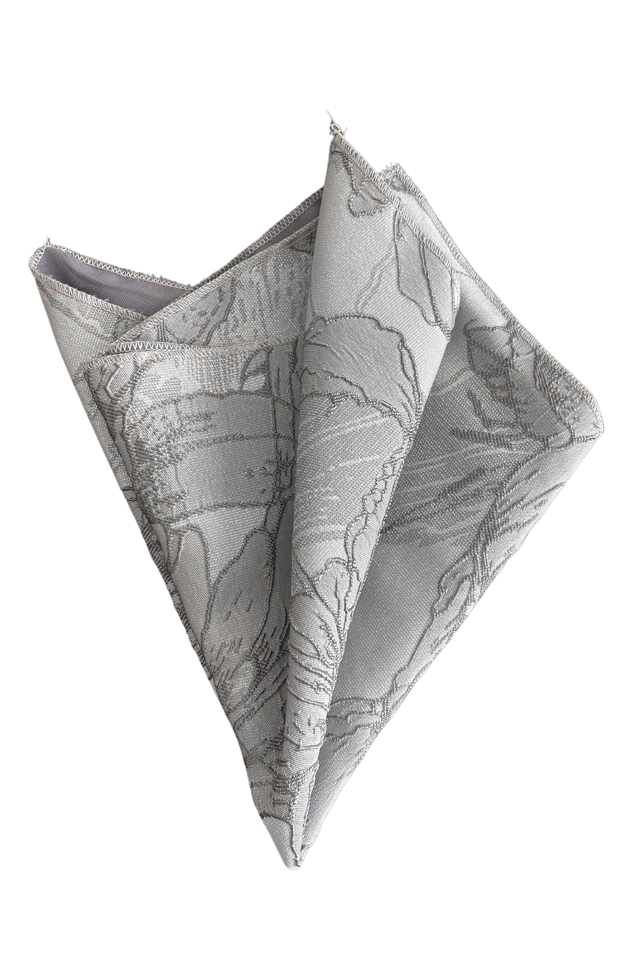 Grey Lily Floral Napkin - Linen Closet Home