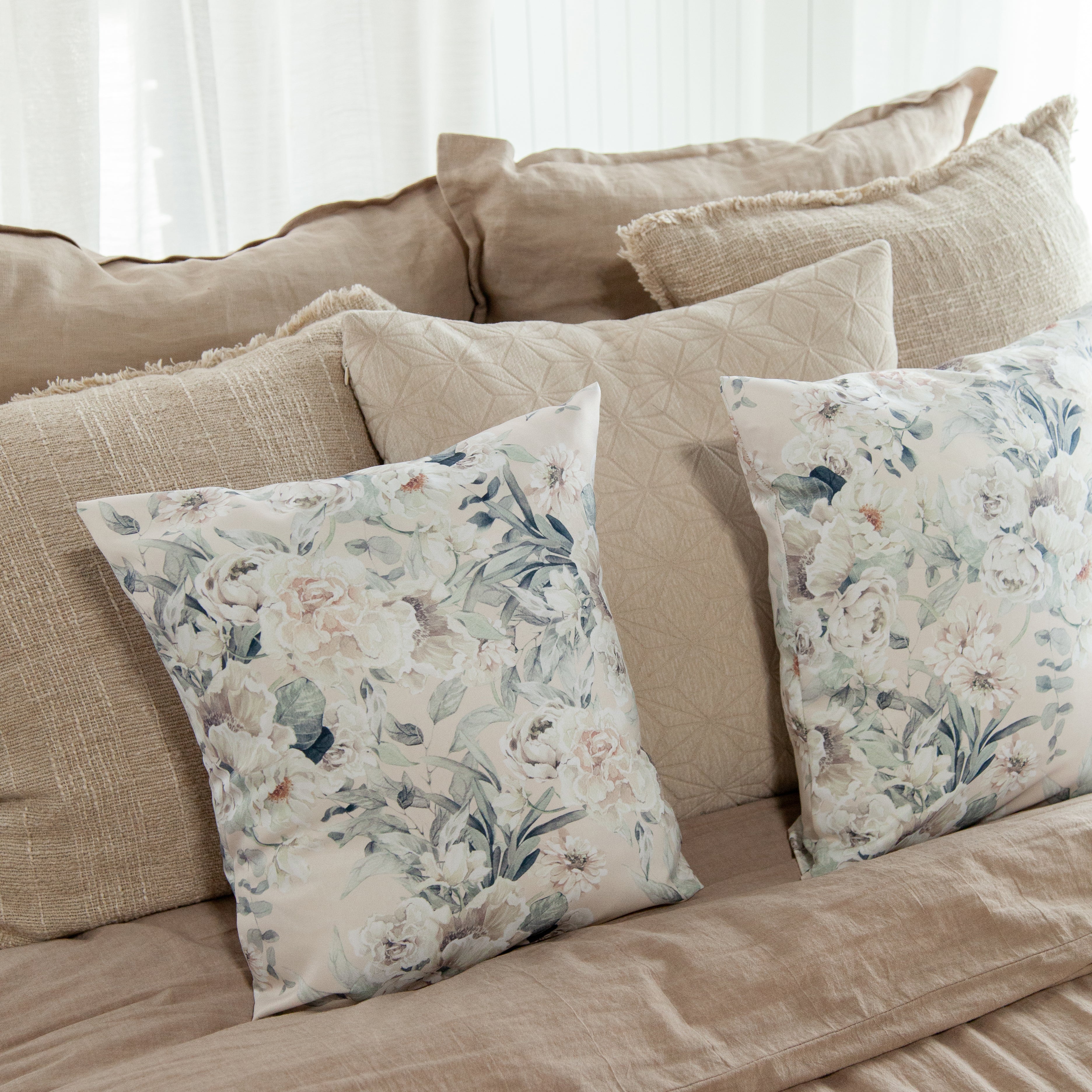 floral throw pillow covers