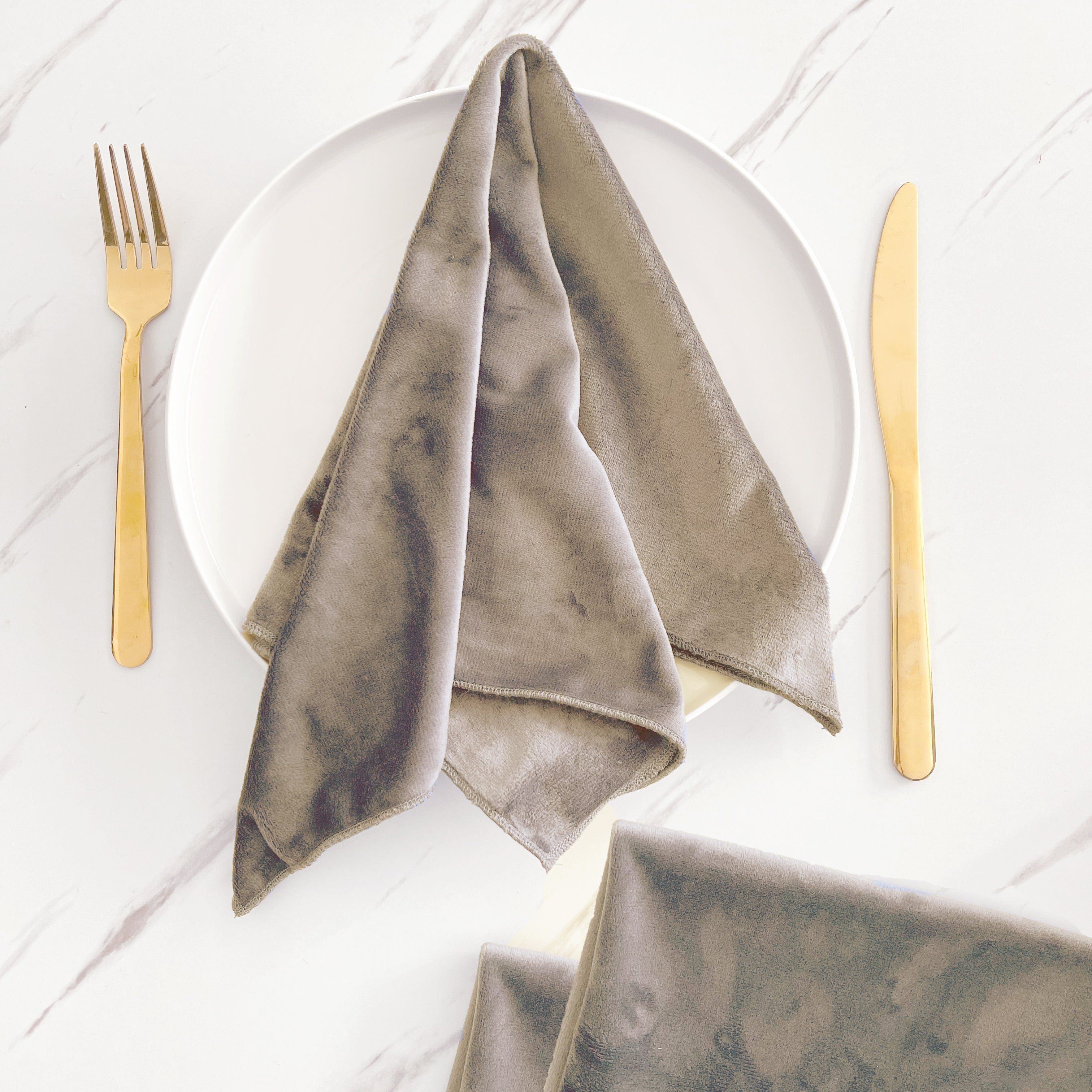 Velvet Napkins - Set of 4 - Variety of Colours