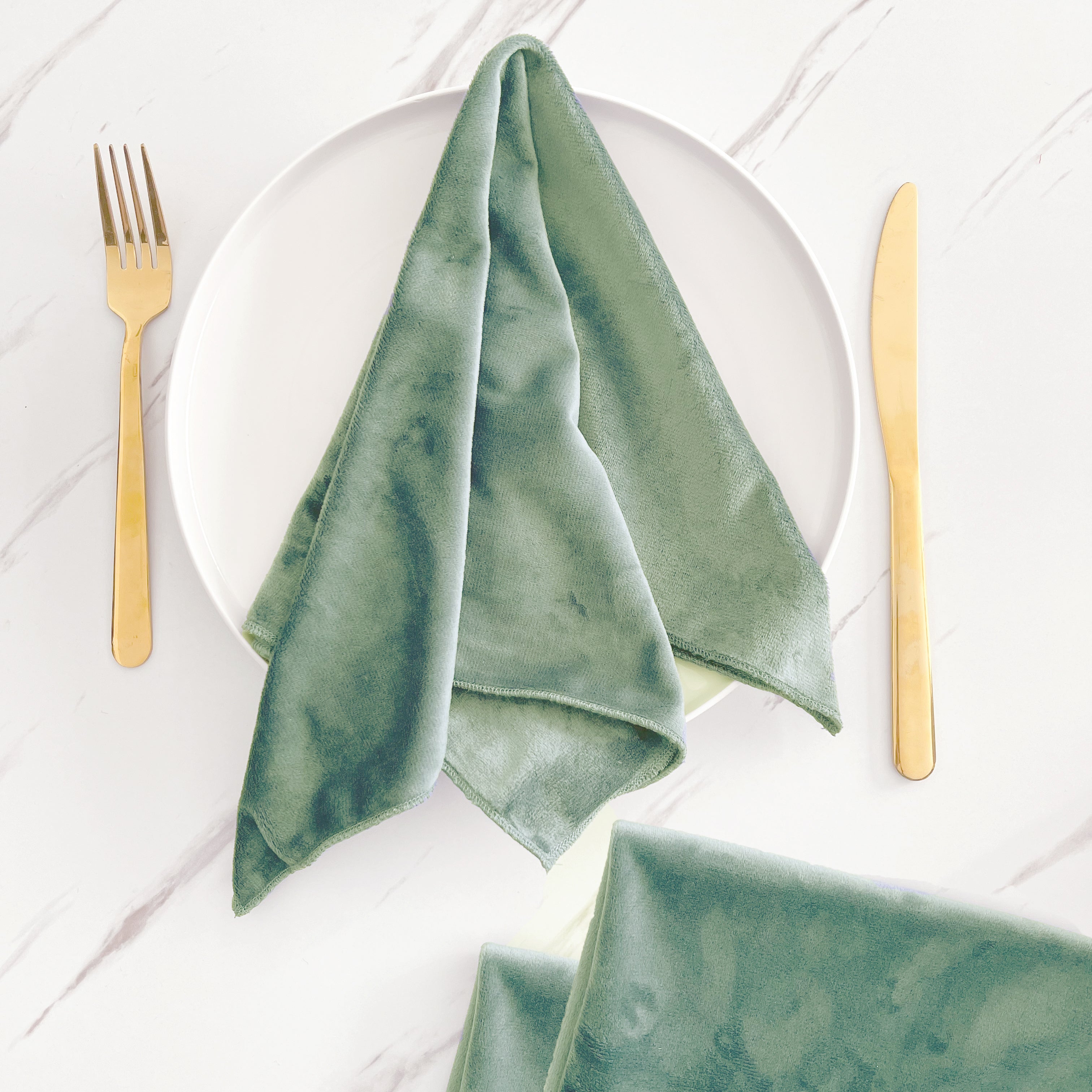 Velvet Napkins - Set of 4 - Variety of Colours