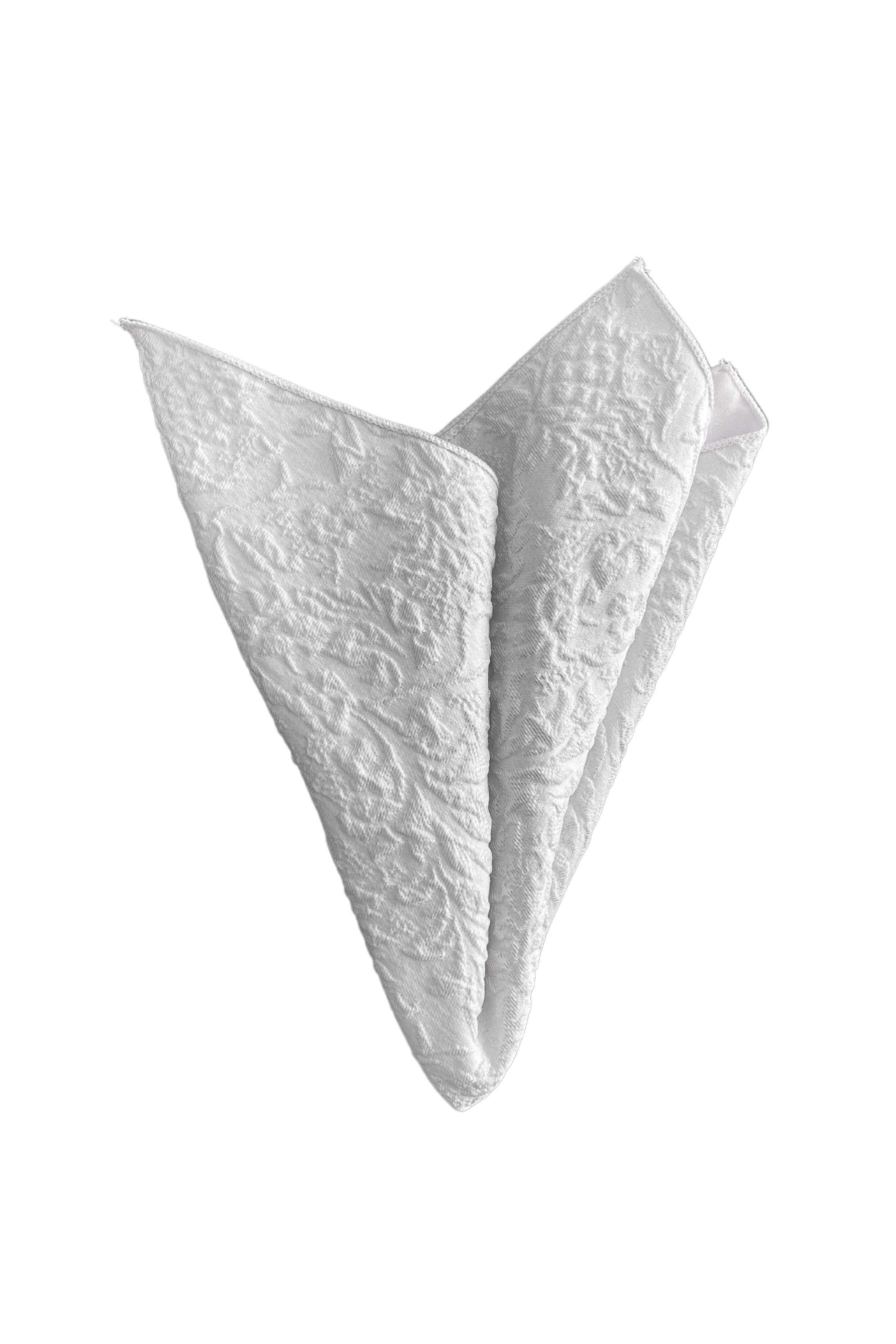 White Leaf Napkin - Set of 4