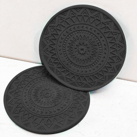 Mandala Coasters - Set of 2 - Variety of Colours - Linen Closet Home