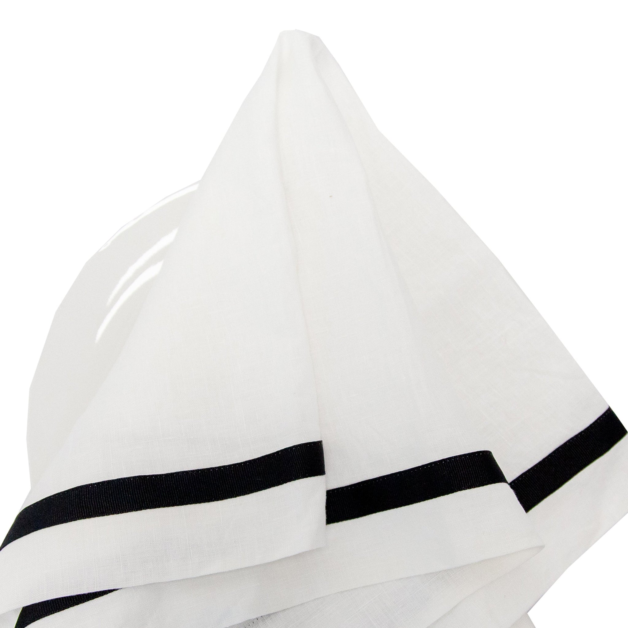 Black Stripe Napkin 