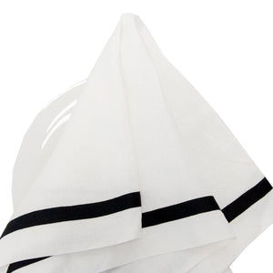 Black Stripe Napkin 