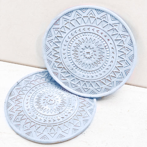 Mandala Coasters - Set of 2 - Variety of Colours - Linen Closet Home