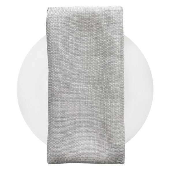 Grey Rustic Linen Napkin - Set of 4