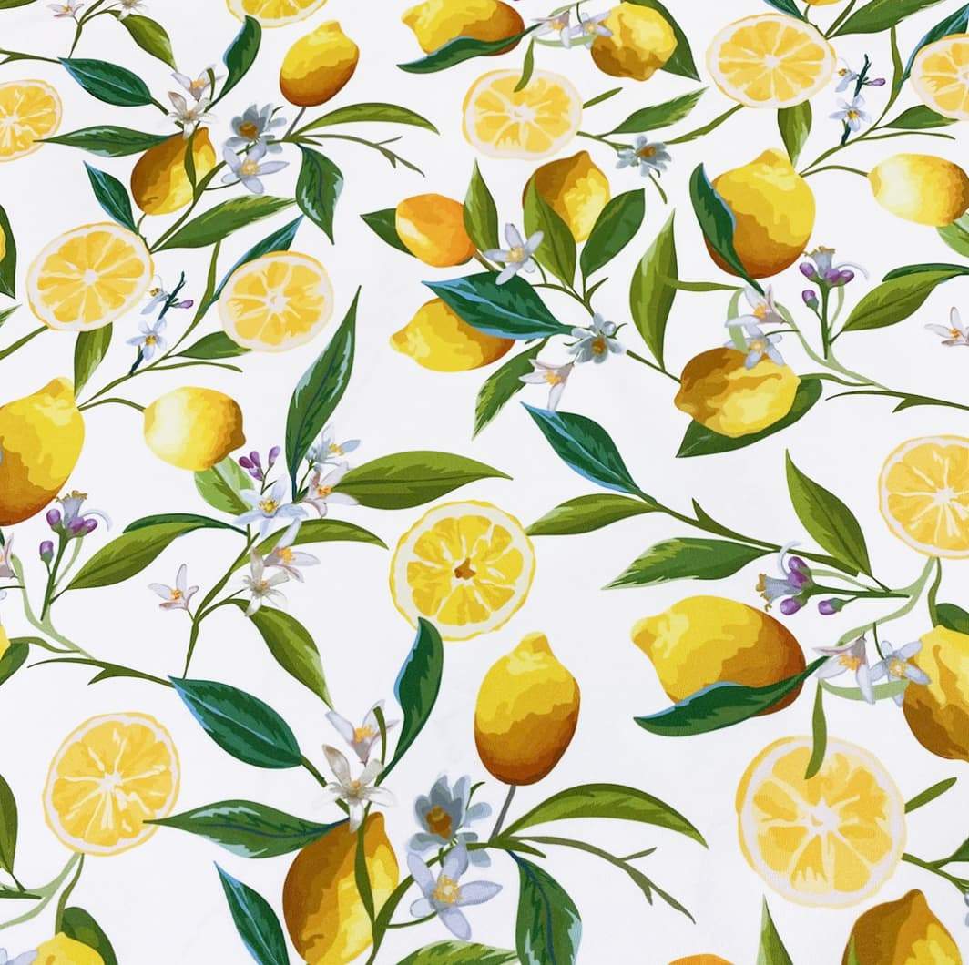 Lemon Tree Tablecloth - Linen Closet Home