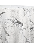 Silver Marble Tablecloth