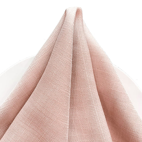 Faux Linen Napkin - Set of 4 - Variety of Colours