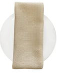  Taupe Rustic Linen Napkin - Set of 4