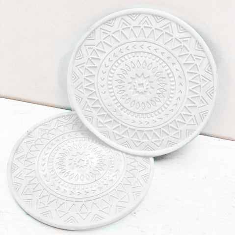 Mandala Coasters - Set of 2 - Variety of Colours - Linen Closet Home